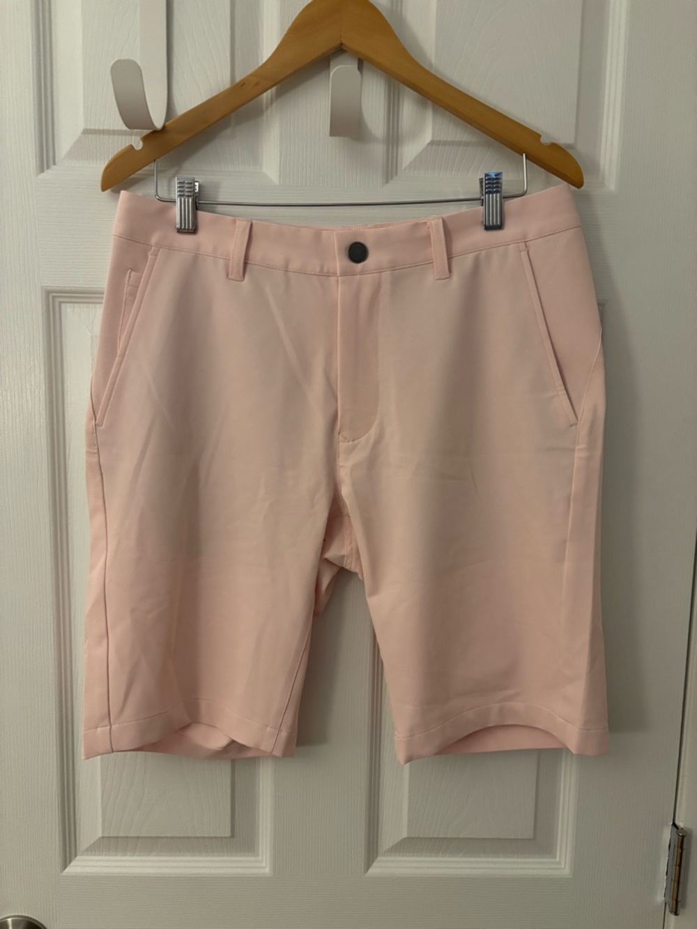 Bonobos Light Pink Flat Front Men's Golf Shorts